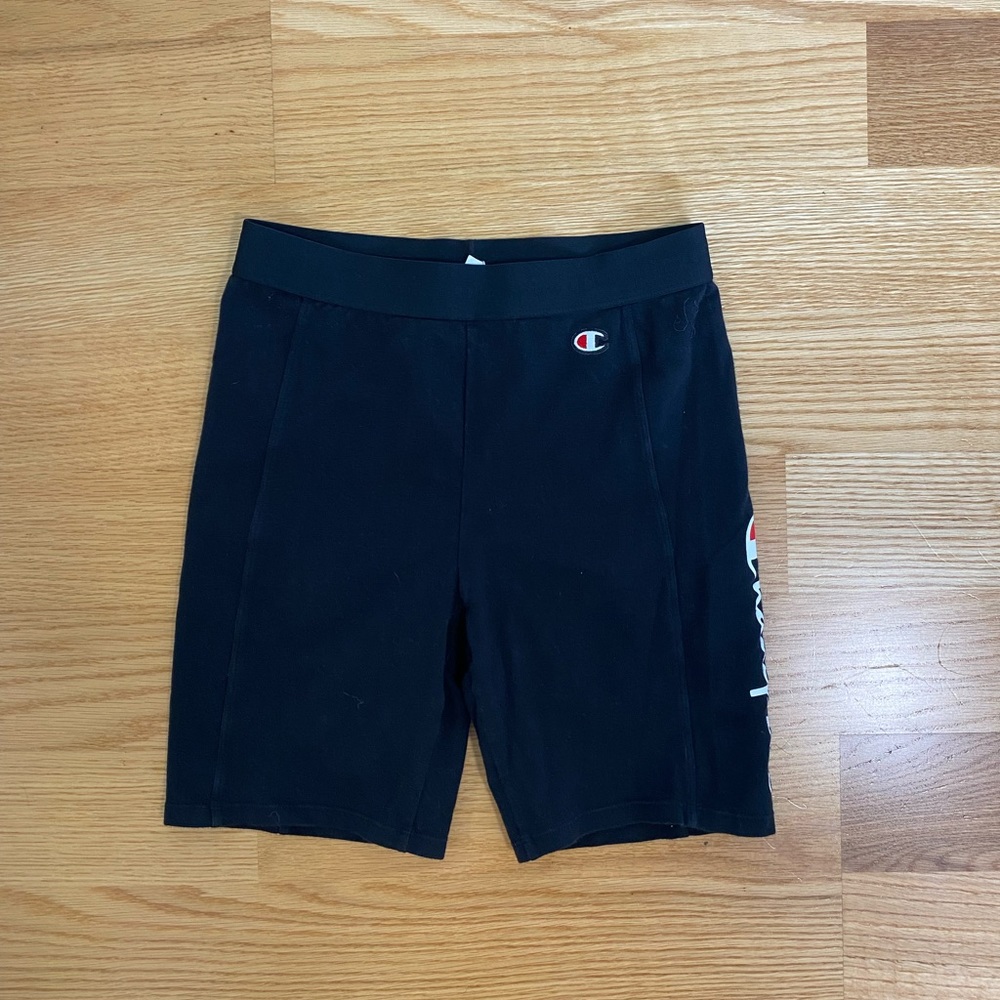 Black Champion biker shorts